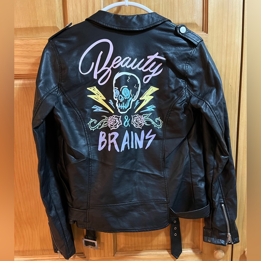 Deadstock hot topic leather jacket